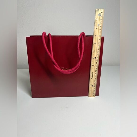 Cartier Paper Shopping Bag 10” x  9” x  3,5” - Picture 7 of 8